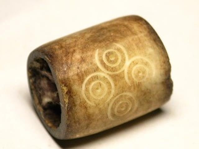 TOKO-BEADS AB187-25 Bone bead 18mm AB187-25 大粒ボーンビーズ 18mm Asian bead & African bead  Handmade,Lampeork,bead,asia,india,ethnic,parts,accessory,beads とんぼ玉,ビーズ,トンボ玉,アジア,インド,エスニック,手作り,パーツ,アクセサリー