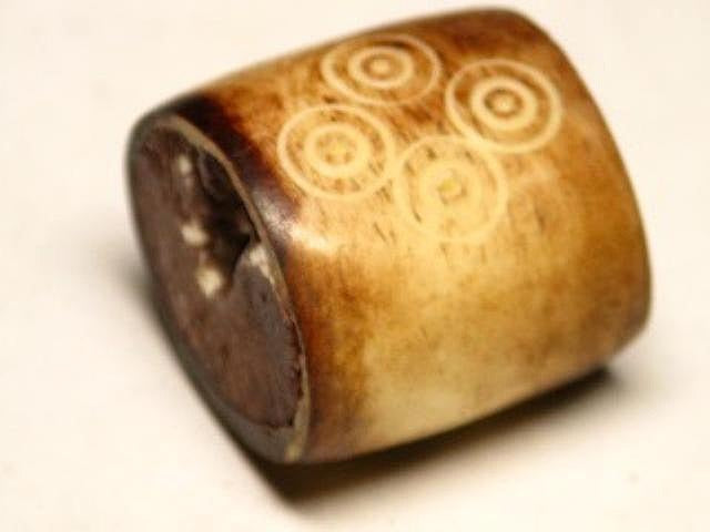 TOKO-BEADS AB187-42 Bone bead 20mm AB187-42 大粒ボーンビーズ 20mm Asian bead & African bead  Handmade,Lampeork,bead,asia,india,ethnic,parts,accessory,beads とんぼ玉,ビーズ,トンボ玉,アジア,インド,エスニック,手作り,パーツ,アクセサリー