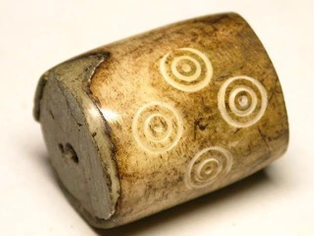 TOKO-BEADS AB187-43 Bone bead 20mm AB187-43 大粒ボーンビーズ 20mm Asian bead & African bead  Handmade,Lampeork,bead,asia,india,ethnic,parts,accessory,beads とんぼ玉,ビーズ,トンボ玉,アジア,インド,エスニック,手作り,パーツ,アクセサリー