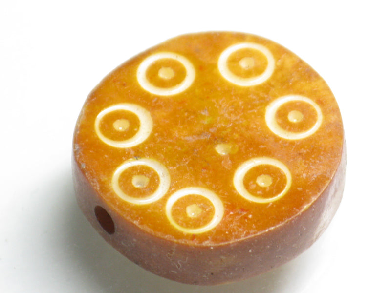 TOKO-BEADS AB187-73 Bone bead 20~22mm AB187-73 ボーンビーズ 20~22mm Asian bead & African bead  Handmade,Lampeork,bead,asia,india,ethnic,parts,accessory,beads とんぼ玉,ビーズ,トンボ玉,アジア,インド,エスニック,手作り,パーツ,アクセサリー