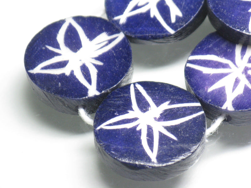TOKO-BEADS AB187-84N Bone bead (strand) 20~22mm AB187-84N ボーンビーズ（連） 20~22mm Asian bead & African bead  Handmade,Lampeork,bead,asia,india,ethnic,parts,accessory,beads とんぼ玉,ビーズ,トンボ玉,アジア,インド,エスニック,手作り,パーツ,アクセサリー