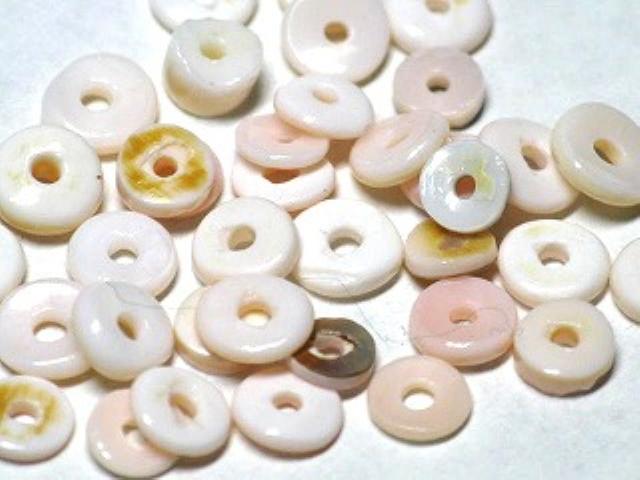 TOKO-BEADS AB191-05 Shell bead (2g) 4~5mm AB191-05 ヒーシービーズ2g（約37個） 4~5mm Asian bead & African bead  Handmade,Lampeork,bead,asia,india,ethnic,parts,accessory,beads とんぼ玉,ビーズ,トンボ玉,アジア,インド,エスニック,手作り,パーツ,アクセサリー