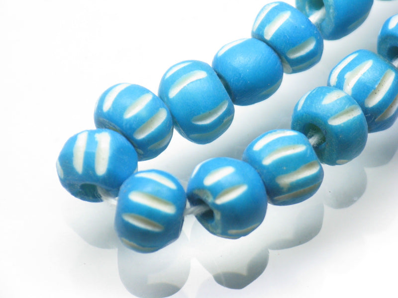 TOKO-BEADS AB191N-25 Bone bead (strand) 7~8mm AB191N-25 ボーンビーズ（連） 7~8mm Asian bead & African bead  Handmade,Lampeork,bead,asia,india,ethnic,parts,accessory,beads とんぼ玉,ビーズ,トンボ玉,アジア,インド,エスニック,手作り,パーツ,アクセサリー