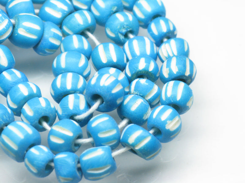 TOKO-BEADS AB191N-25 Bone bead (strand) 7~8mm AB191N-25 ボーンビーズ（連） 7~8mm Asian bead & African bead  Handmade,Lampeork,bead,asia,india,ethnic,parts,accessory,beads とんぼ玉,ビーズ,トンボ玉,アジア,インド,エスニック,手作り,パーツ,アクセサリー