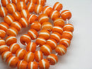 TOKO-BEADS AB191-49N Bone bead (strand) 9mm AB191-49N ボーンビーズ（連） 9mm Asian bead & African bead  Handmade,Lampeork,bead,asia,india,ethnic,parts,accessory,beads とんぼ玉,ビーズ,トンボ玉,アジア,インド,エスニック,手作り,パーツ,アクセサリー