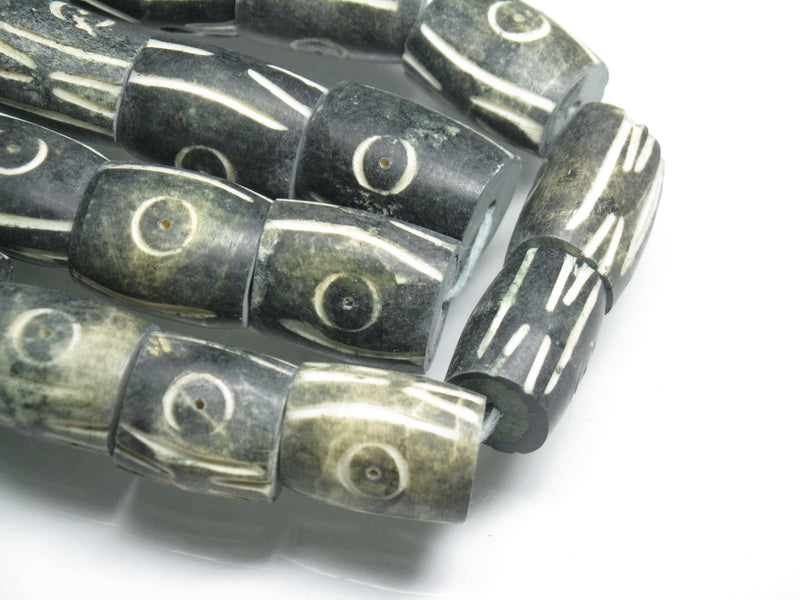 TOKO-BEADS AB193-05N Bone bead (strand) 14mm AB193-05N 大粒ボーンビーズ（連） 14mm Asian bead & African bead  Handmade,Lampeork,bead,asia,india,ethnic,parts,accessory,beads とんぼ玉,ビーズ,トンボ玉,アジア,インド,エスニック,手作り,パーツ,アクセサリー