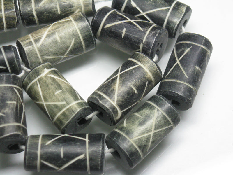 TOKO-BEADS AB193-07N Bone bead (strand) 13mm AB193-07N 大粒ボーンビーズ（連） 13mm Asian bead & African bead  Handmade,Lampeork,bead,asia,india,ethnic,parts,accessory,beads とんぼ玉,ビーズ,トンボ玉,アジア,インド,エスニック,手作り,パーツ,アクセサリー
