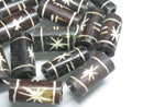 TOKO-BEADS AB193-08N Bone bead (strand) 10~12mm AB193-08N 大粒ボーンビーズ（連） 10~12mm Asian bead & African bead  Handmade,Lampeork,bead,asia,india,ethnic,parts,accessory,beads とんぼ玉,ビーズ,トンボ玉,アジア,インド,エスニック,手作り,パーツ,アクセサリー