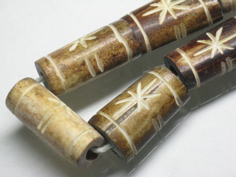 TOKO-BEADS AB193-09N Bone bead (strand) 10~12mm AB193-09N 大粒ボーンビーズ（連） 10~12mm Asian bead & African bead  Handmade,Lampeork,bead,asia,india,ethnic,parts,accessory,beads とんぼ玉,ビーズ,トンボ玉,アジア,インド,エスニック,手作り,パーツ,アクセサリー