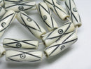 TOKO-BEADS AB195-10N Bone bead (strand) 6~8mm AB195-10N ボーンビーズ（連） 6~8mm Asian bead & African bead  Handmade,Lampeork,bead,asia,india,ethnic,parts,accessory,beads とんぼ玉,ビーズ,トンボ玉,アジア,インド,エスニック,手作り,パーツ,アクセサリー