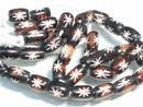 TOKO-BEADS AB195-20N Bone bead (strand) 6~7mm AB195-20N ボーンビーズ（連） 6~7mm Asian bead & African bead  Handmade,Lampeork,bead,asia,india,ethnic,parts,accessory,beads とんぼ玉,ビーズ,トンボ玉,アジア,インド,エスニック,手作り,パーツ,アクセサリー