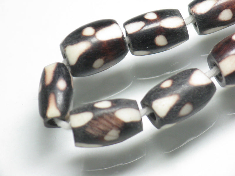 TOKO-BEADS AB195-21N Bone bead (strand) 6~8mm AB195-21N ボーンビーズ（連） 6~8mm Asian bead & African bead  Handmade,Lampeork,bead,asia,india,ethnic,parts,accessory,beads とんぼ玉,ビーズ,トンボ玉,アジア,インド,エスニック,手作り,パーツ,アクセサリー