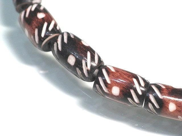 TOKO-BEADS AB195-22N Bone bead (strand) 6~7mm AB195-22N ボーンビーズ（連） 6~7mm Asian bead & African bead  Handmade,Lampeork,bead,asia,india,ethnic,parts,accessory,beads とんぼ玉,ビーズ,トンボ玉,アジア,インド,エスニック,手作り,パーツ,アクセサリー