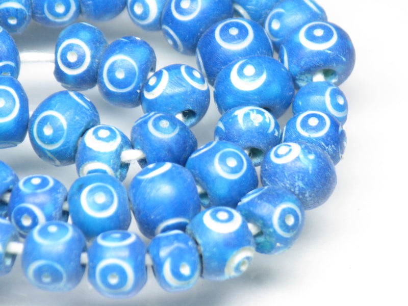 | TOKO-BEADS |AB195N-39 ボーンビーズ（連） 6~8mmとんぼ玉,ビーズ,トンボ玉,アジア,インド,エスニック,手作り,パーツ,アクセサリー