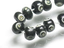 TOKO-BEADS AB195-40N Bone bead (strand) 7mm AB195-40N ボーンビーズ（連） 7mm Asian bead & African bead  Handmade,Lampeork,bead,asia,india,ethnic,parts,accessory,beads とんぼ玉,ビーズ,トンボ玉,アジア,インド,エスニック,手作り,パーツ,アクセサリー