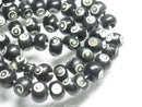 TOKO-BEADS AB195-40N Bone bead (strand) 7mm AB195-40N ボーンビーズ（連） 7mm Asian bead & African bead  Handmade,Lampeork,bead,asia,india,ethnic,parts,accessory,beads とんぼ玉,ビーズ,トンボ玉,アジア,インド,エスニック,手作り,パーツ,アクセサリー