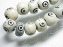 TOKO-BEADS AB195-45N Bone bead (strand) 8~9mm AB195-45N ボーンビーズ（連） 8~9mm Asian bead & African bead  Handmade,Lampeork,bead,asia,india,ethnic,parts,accessory,beads とんぼ玉,ビーズ,トンボ玉,アジア,インド,エスニック,手作り,パーツ,アクセサリー