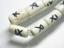 TOKO-BEADS AB195-62N Bone bead (strand) 5~7mm AB195-62N ボーンビーズ（連） 5~7mm Asian bead & African bead  Handmade,Lampeork,bead,asia,india,ethnic,parts,accessory,beads とんぼ玉,ビーズ,トンボ玉,アジア,インド,エスニック,手作り,パーツ,アクセサリー
