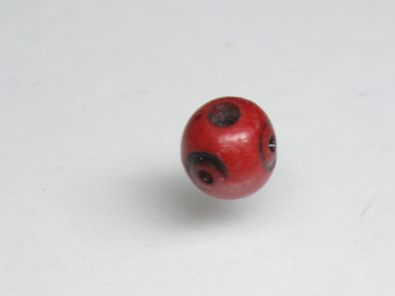 TOKO-BEADS AB195-41S Bone bead 7mm AB195-41S ボーンビーズ 7mm Asian bead & African bead  Handmade,Lampeork,bead,asia,india,ethnic,parts,accessory,beads とんぼ玉,ビーズ,トンボ玉,アジア,インド,エスニック,手作り,パーツ,アクセサリー