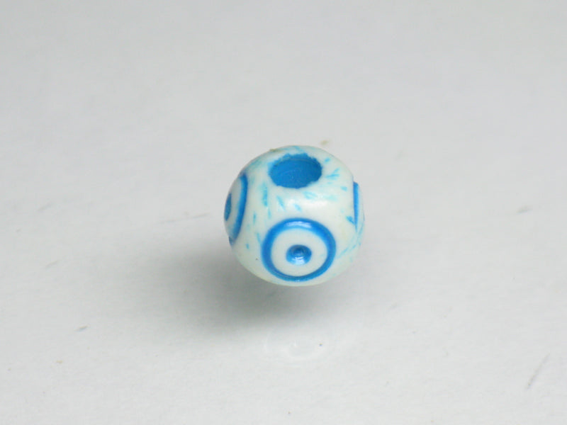 TOKO-BEADS AB195-44S Bone bead 7mm AB195-44S ボーンビーズ 7mm Asian bead & African bead  Handmade,Lampeork,bead,asia,india,ethnic,parts,accessory,beads とんぼ玉,ビーズ,トンボ玉,アジア,インド,エスニック,手作り,パーツ,アクセサリー