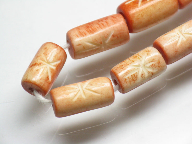 TOKO-BEADS AB196-12N Bone bead (strand) 5~7mm AB196-12N ボーンビーズ（連） 5~7mm Asian bead & African bead  Handmade,Lampeork,bead,asia,india,ethnic,parts,accessory,beads とんぼ玉,ビーズ,トンボ玉,アジア,インド,エスニック,手作り,パーツ,アクセサリー