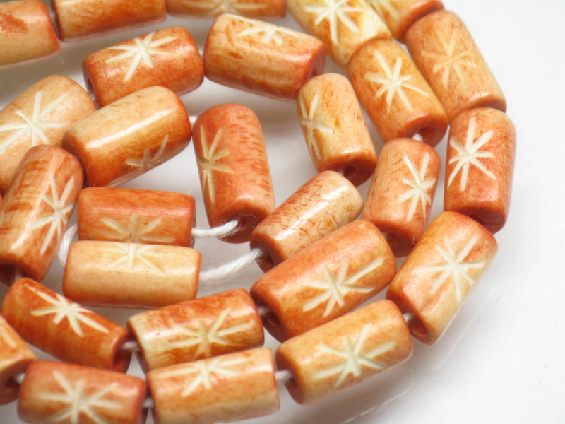 TOKO-BEADS AB196-12N Bone bead (strand) 5~7mm AB196-12N ボーンビーズ（連） 5~7mm Asian bead & African bead  Handmade,Lampeork,bead,asia,india,ethnic,parts,accessory,beads とんぼ玉,ビーズ,トンボ玉,アジア,インド,エスニック,手作り,パーツ,アクセサリー
