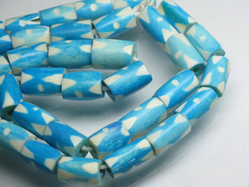 | TOKO-BEADS |AB198N-01 ボーンビーズ（連） 4.5~5.5mmとんぼ玉,ビーズ,トンボ玉,アジア,インド,エスニック,手作り,パーツ,アクセサリー