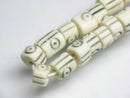 TOKO-BEADS AB199-11N Bone bead (strand) 5~7mm AB199-11N ボーンビーズ（連） 5~7mm Asian bead & African bead  Handmade,Lampeork,bead,asia,india,ethnic,parts,accessory,beads とんぼ玉,ビーズ,トンボ玉,アジア,インド,エスニック,手作り,パーツ,アクセサリー