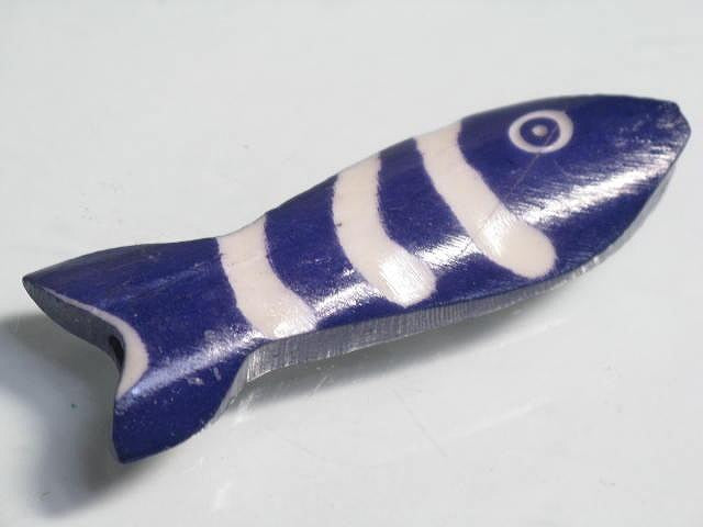 TOKO-BEADS AB200-04 Bone bead (Fish) 13~17mm AB200-04 ボーンビーズ（魚） 13~17mm Asian bead & African bead  Handmade,Lampeork,bead,asia,india,ethnic,parts,accessory,beads とんぼ玉,ビーズ,トンボ玉,アジア,インド,エスニック,手作り,パーツ,アクセサリー