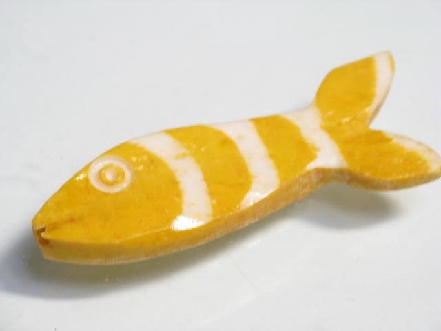 TOKO-BEADS AB200-08 Bone bead (Fish) 13~17mm AB200-08 ボーンビーズ（魚） 13~17mm Asian bead & African bead  Handmade,Lampeork,bead,asia,india,ethnic,parts,accessory,beads とんぼ玉,ビーズ,トンボ玉,アジア,インド,エスニック,手作り,パーツ,アクセサリー
