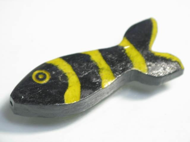 TOKO-BEADS AB200-15 Bone bead (Fish) 13~17mm AB200-15 ボーンビーズ（魚） 13~17mm Asian bead & African bead  Handmade,Lampeork,bead,asia,india,ethnic,parts,accessory,beads とんぼ玉,ビーズ,トンボ玉,アジア,インド,エスニック,手作り,パーツ,アクセサリー