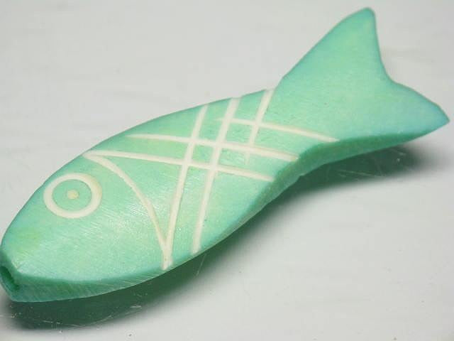 TOKO-BEADS AB200-34S Bone bead (Fish) 13~17mm AB200-34S ボーンビーズ（魚） 13~17mm Asian bead & African bead  Handmade,Lampeork,bead,asia,india,ethnic,parts,accessory,beads とんぼ玉,ビーズ,トンボ玉,アジア,インド,エスニック,手作り,パーツ,アクセサリー