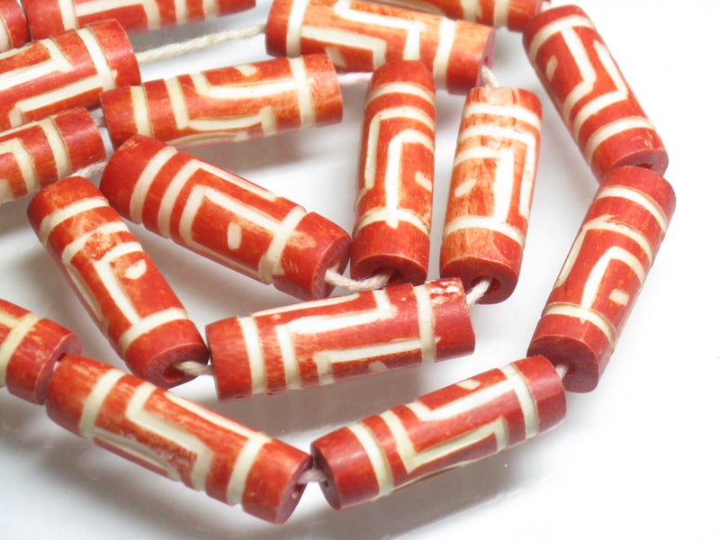 TOKO-BEADS AB203N-05 Bone bead (strand) 6~8mm AB203N-05 ボーンビーズ（連） 6~8mm Asian bead & African bead  Handmade,Lampeork,bead,asia,india,ethnic,parts,accessory,beads とんぼ玉,ビーズ,トンボ玉,アジア,インド,エスニック,手作り,パーツ,アクセサリー