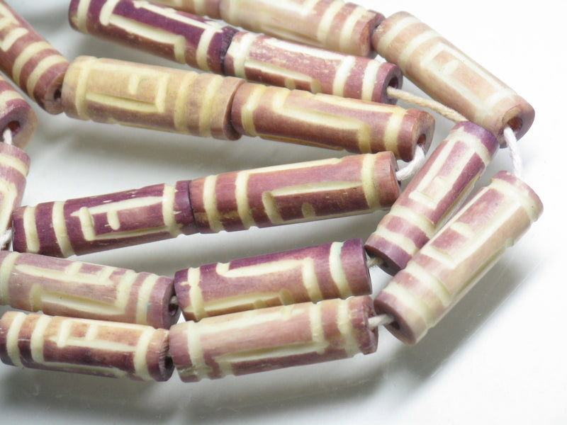 TOKO-BEADS AB203N-06 Bone bead (strand) 6~8mm AB203N-06 ボーンビーズ（連） 6~8mm Asian bead & African bead  Handmade,Lampeork,bead,asia,india,ethnic,parts,accessory,beads とんぼ玉,ビーズ,トンボ玉,アジア,インド,エスニック,手作り,パーツ,アクセサリー