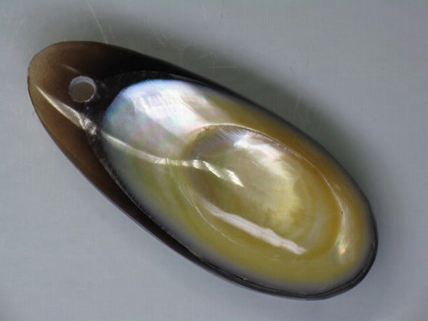 TOKO-BEADS AB303-27 Shell Charm 33mm AB303-27 アコヤ貝チャーム 33mm Asian bead & African bead  Handmade,Lampeork,bead,asia,india,ethnic,parts,accessory,beads とんぼ玉,ビーズ,トンボ玉,アジア,インド,エスニック,手作り,パーツ,アクセサリー