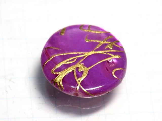 TOKO-BEADS AB306-07S Shell bead 18mm AB306-07S コイン型シェルビーズS 18mm Asian bead & African bead  Handmade,Lampeork,bead,asia,india,ethnic,parts,accessory,beads とんぼ玉,ビーズ,トンボ玉,アジア,インド,エスニック,手作り,パーツ,アクセサリー