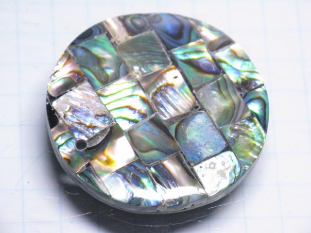 TOKO-BEADS AB307-11 Shell Charm 30mm AB307-11 シェルチャーム 30mm Asian bead & African bead  Handmade,Lampeork,bead,asia,india,ethnic,parts,accessory,beads とんぼ玉,ビーズ,トンボ玉,アジア,インド,エスニック,手作り,パーツ,アクセサリー