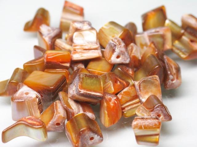 TOKO-BEADS AB308-07 Shell bead (30g) 8~13mm AB308-07 カラーシェルビーズ（30g） 8~13mm Asian bead & African bead  Handmade,Lampeork,bead,asia,india,ethnic,parts,accessory,beads とんぼ玉,ビーズ,トンボ玉,アジア,インド,エスニック,手作り,パーツ,アクセサリー