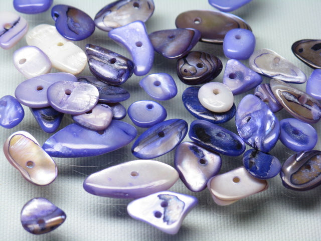 TOKO-BEADS AB309-07 Shell bead (30g) 6~18mm AB309-07 カラーシェルビーズ（30g） 6~18mm Asian bead & African bead  Handmade,Lampeork,bead,asia,india,ethnic,parts,accessory,beads とんぼ玉,ビーズ,トンボ玉,アジア,インド,エスニック,手作り,パーツ,アクセサリー