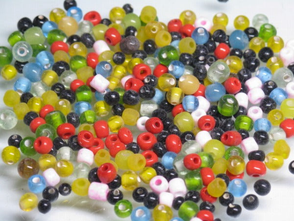 | TOKO-BEADS |AG001P-18 ミックスシードビーズ（20g） 3~4mmとんぼ玉,ビーズ,トンボ玉,アジア,インド,エスニック,手作り,パーツ,アクセサリー