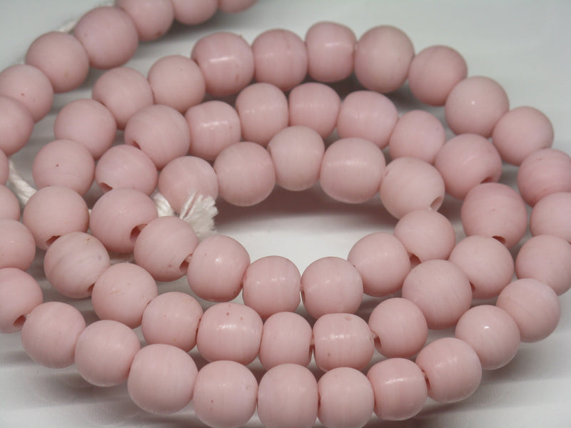 | TOKO-BEADS |AG002N-10 つや消しガラスビーズ（連） 7~8mmとんぼ玉,ビーズ,トンボ玉,アジア,インド,エスニック,手作り,パーツ,アクセサリー