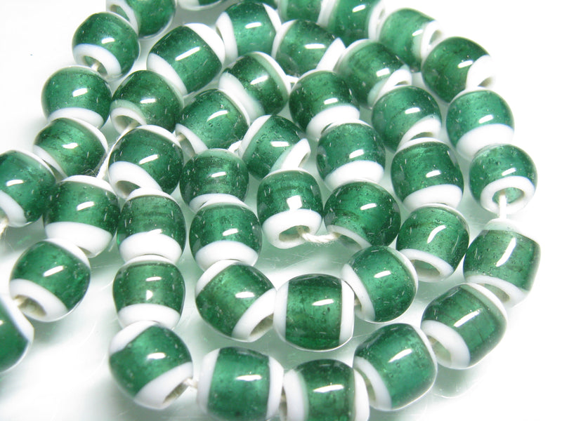 | TOKO-BEADS |AG003N-40 ガラスビーズ（連） 11.5~13.5mmとんぼ玉,ビーズ,トンボ玉,アジア,インド,エスニック,手作り,パーツ,アクセサリー