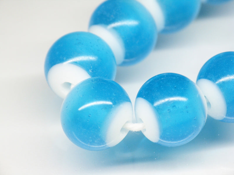 TOKO-BEADS AG004N-02 Glass bead (strand) 11mm AG004N-02 カラーベルトビーズ（連） 11mm Asian bead & African bead  Handmade,Lampeork,bead,asia,india,ethnic,parts,accessory,beads とんぼ玉,ビーズ,トンボ玉,アジア,インド,エスニック,手作り,パーツ,アクセサリー
