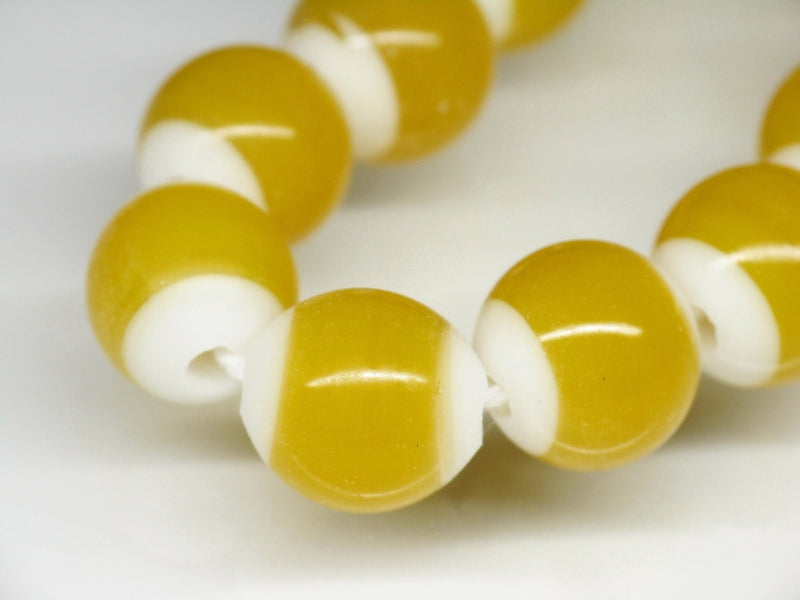 TOKO-BEADS AG004N-05 Glass bead (strand) 10mm AG004N-05 カラーベルトビーズ（連） 10mm Asian bead & African bead  Handmade,Lampeork,bead,asia,india,ethnic,parts,accessory,beads とんぼ玉,ビーズ,トンボ玉,アジア,インド,エスニック,手作り,パーツ,アクセサリー
