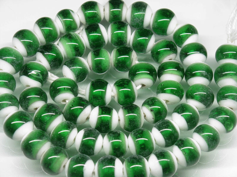 TOKO-BEADS AG004N-11 Glass bead (strand) 9mm AG004N-11 カラーベルトビーズ（連） 9mm Asian bead & African bead  Handmade,Lampeork,bead,asia,india,ethnic,parts,accessory,beads とんぼ玉,ビーズ,トンボ玉,アジア,インド,エスニック,手作り,パーツ,アクセサリー