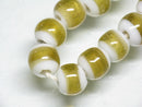 TOKO-BEADS AG004-19N Glass bead 8mm AG004-19N カラーベルトビーズ 8mm Asian bead & African bead  Handmade,Lampeork,bead,asia,india,ethnic,parts,accessory,beads とんぼ玉,ビーズ,トンボ玉,アジア,インド,エスニック,手作り,パーツ,アクセサリー
