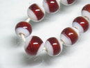 TOKO-BEADS AG004-23N Glass bead 7.5mm AG004-23N カラーベルトビーズ 7.5mm Asian bead & African bead  Handmade,Lampeork,bead,asia,india,ethnic,parts,accessory,beads とんぼ玉,ビーズ,トンボ玉,アジア,インド,エスニック,手作り,パーツ,アクセサリー