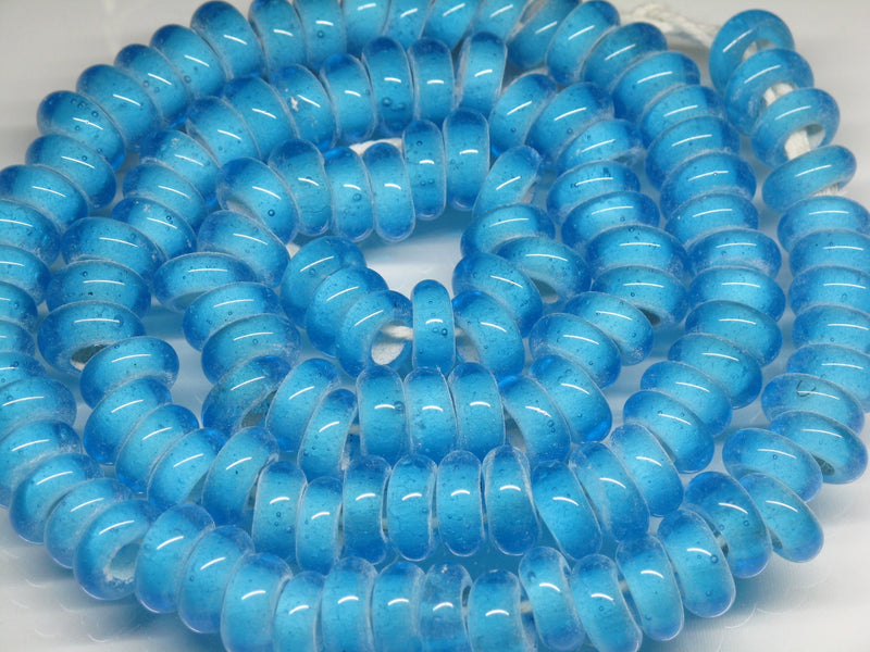 | TOKO-BEADS |AG005N-03 リング型ビーズ（連） 10~11mmとんぼ玉,ビーズ,トンボ玉,アジア,インド,エスニック,手作り,パーツ,アクセサリー