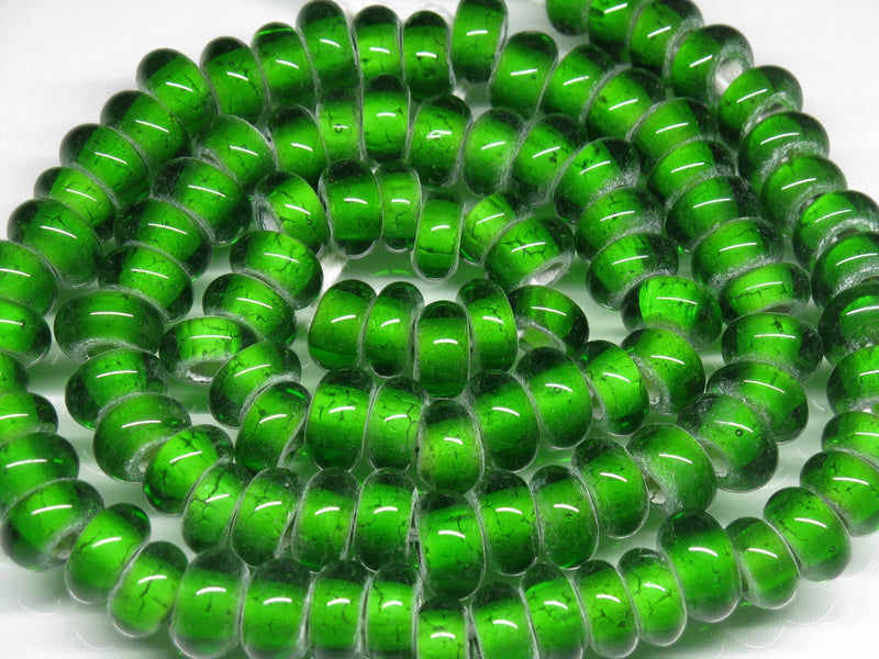 | TOKO-BEADS |AG005N-06 リング型ビーズ（連） 10~11mmとんぼ玉,ビーズ,トンボ玉,アジア,インド,エスニック,手作り,パーツ,アクセサリー