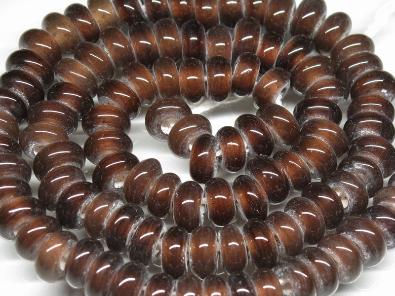 | TOKO-BEADS |AG005N-09 リング型ビーズ（連） 10~11mmとんぼ玉,ビーズ,トンボ玉,アジア,インド,エスニック,手作り,パーツ,アクセサリー